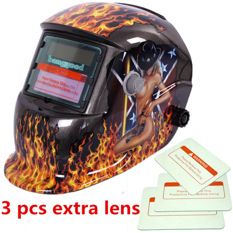 

Brand New pro Solar Auto Darkening Welding Helmet Arc Tig Mig Certified Mask Grinding Welding Helmets For Operation Temperature