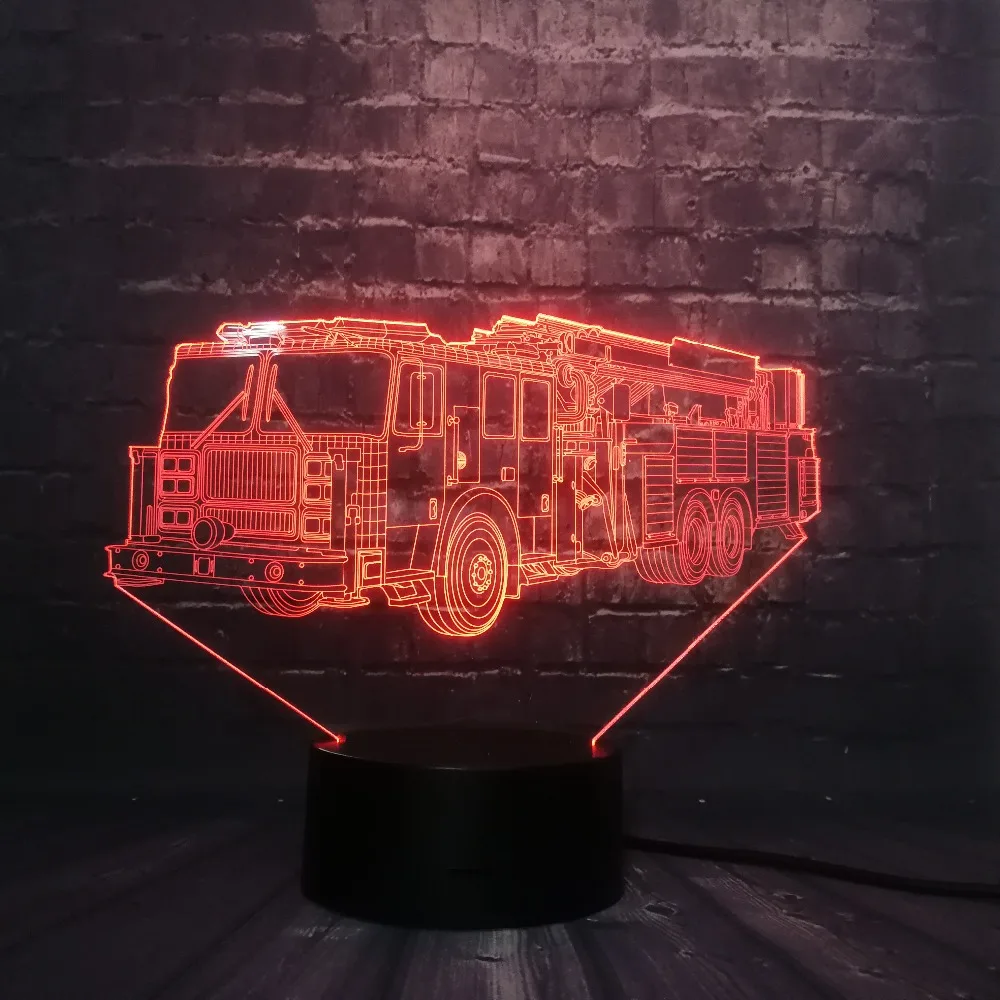 Автомобиль трек игрушка для мальчика 3D светодиодный Ночник светильник Декор RGB USB