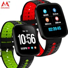 Смарт-браслет V6 часы Браслет Водонепроницаемый сердечного ритма крови Давление спортивные умные часы открытый режим фитнес-браслет с напоминанием