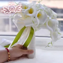 Аутентичные оригинальные каллы капли воды невесты с цветами невесты букеты