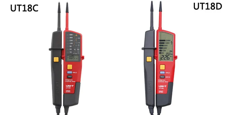 UNI T ut18aut18but18cut18d tensão e continuidade testadores; lápis impermeável
