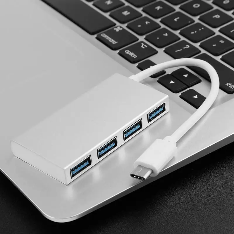 4 в 1Type-C USB3.1 концентратора высокоскоростной адаптер 5 Гбит конвертер кабель аксессуары для ноутбуков Macbook