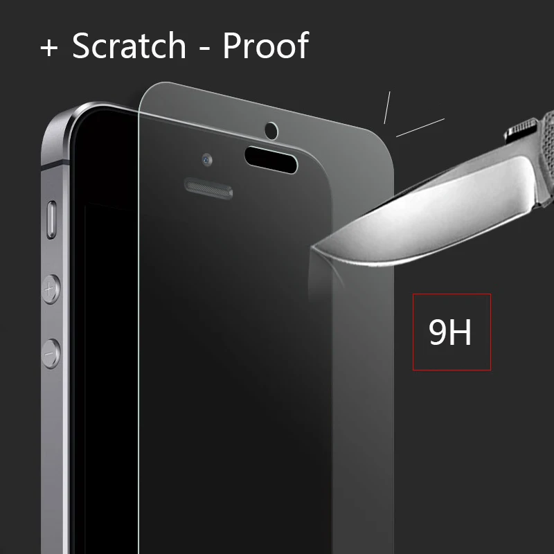 2PCS No fingerprint tempered glass for iphone 7 8 6s x xr xs max screen protector matte protective film on iphone 7 8 plus 5s se