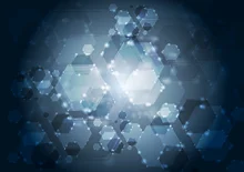 hexagon sparkly blue backdrop High quality Computer print wall photo studio background