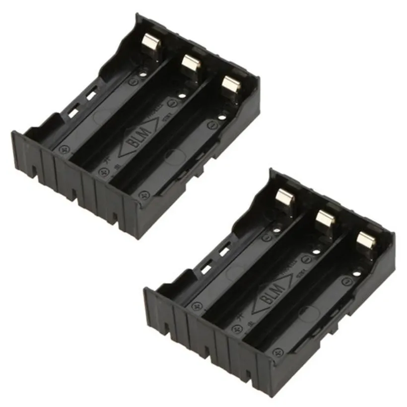 

Advanced 2019 New 1pcs DIY Black Storage Box Holder Case High Quality Box Case For 3 x 18650 3.7V Rechargeable Batteries L0307