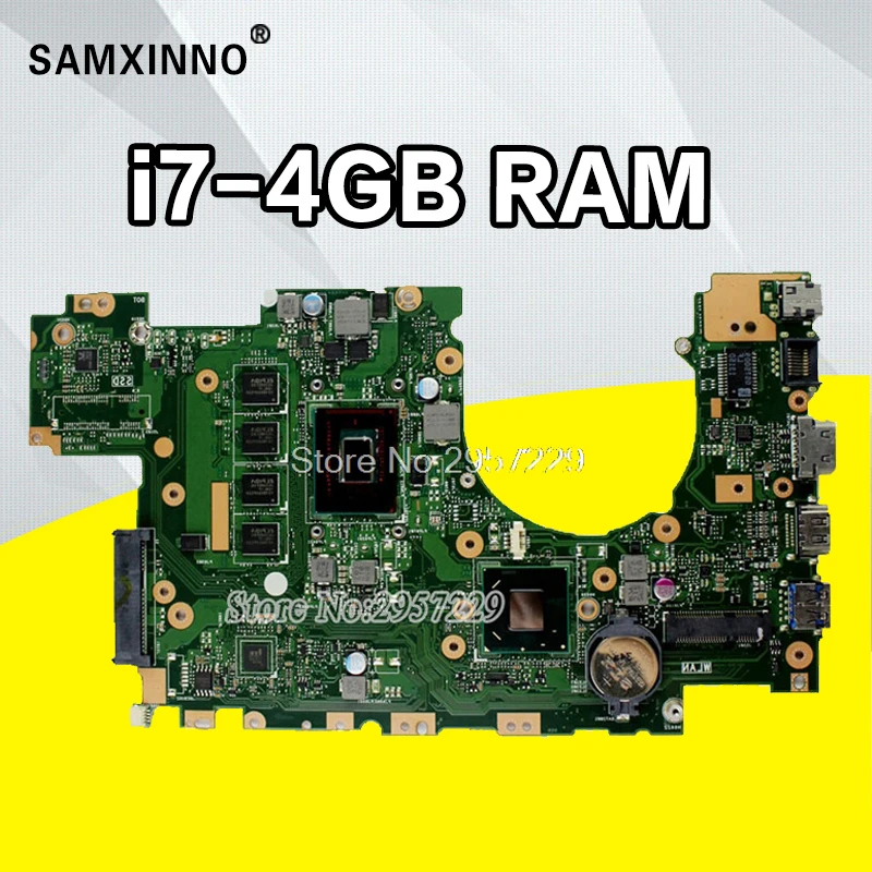 For ASUS X402C X402CA X502C X502CA I7-3517-4G High Profile Available For Low Profile Upgrades Board Laptop Motherboard mainboard For ASUS X402C X402CA X502C X502CA I7-3517-4G High Profile Available For Low Profile Upgrades Board Laptop Motherboard mainboard