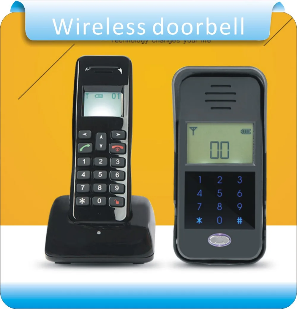 

Free shipping DIY Wireless Audio Intercom Remote Unlock 2.4GHz Full-duplex Intercom Digital Audio Intercom Door Phone