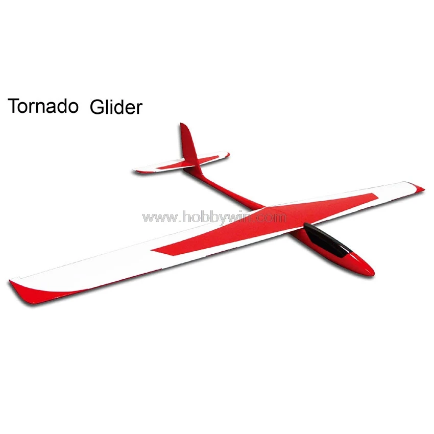 Tornado склон планер 1450 мм 57in RC модель самолета из стекловолокна unpower Sailplane без