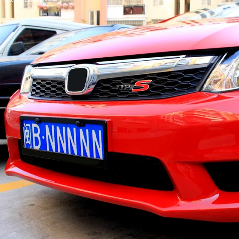 Серебристый красный хром металл цинк Тип S автомобильный Стайлинг переоборудование багажника логотип эмблема отметка наклейка решетка для Honda Civic CR-V Jade