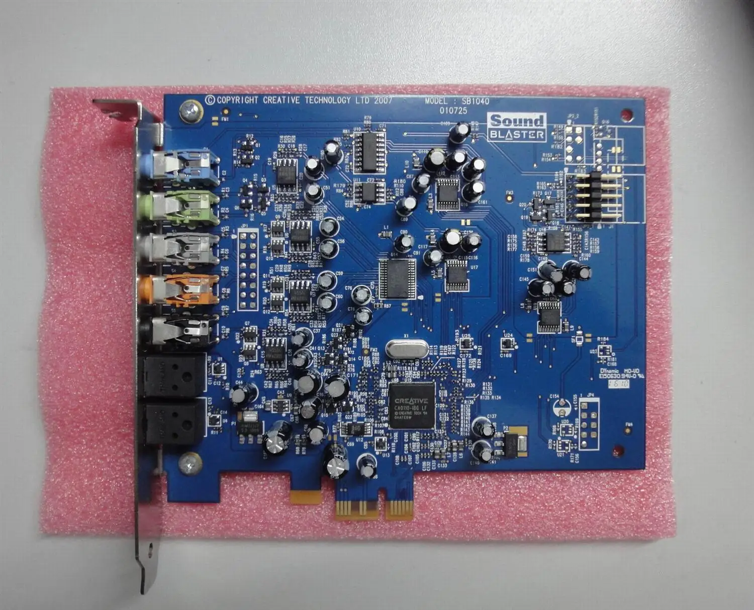 Оригинальная разборка для креативного звукового бластера SB1040 X Fi Xtreme Audio PCI E