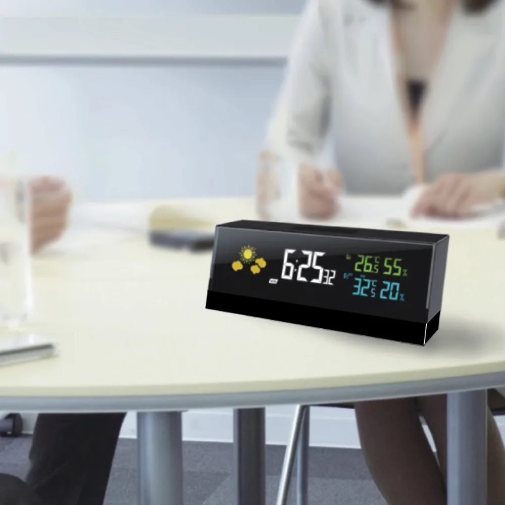 Smart Home Alarm Clocks Intelligent weather broadcast Temperature and