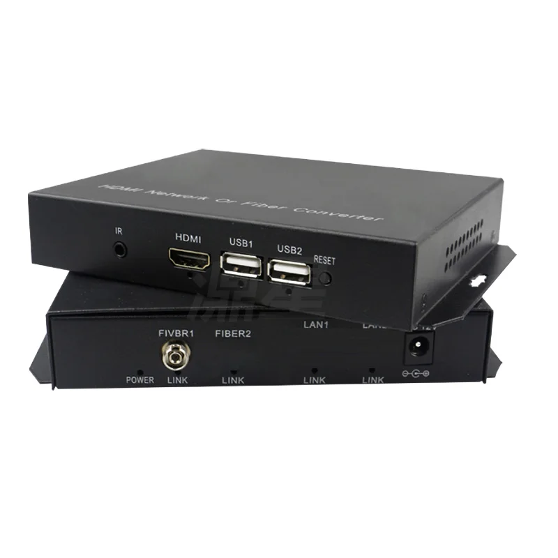 

High Quality 1080P HDMI optical Media converter with 2 KVM USB2.0, HDMI Extender signal (video & audio) over Fiber Up to 20Km