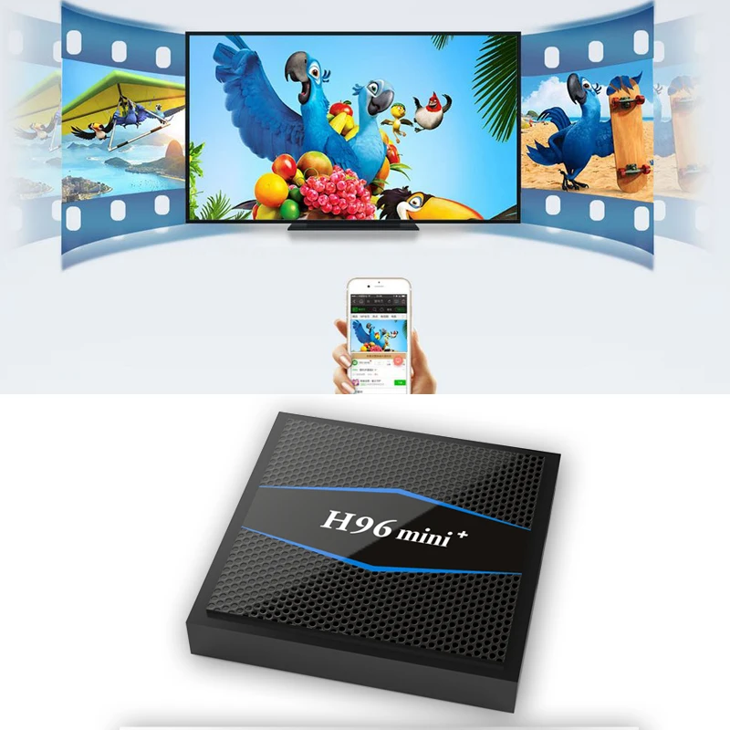 Xinways S905W четырехъядерный Android tv 4 K 2 GB/16 GB Smart TV caja 7 1 Box wiFi HD медиаплеер PK X96