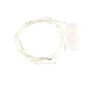 

6 PCS LED String Lights Fairy Lights 2M 20 LED Battery Powered Waterproof Lights Decoration - Colorful Light (White)