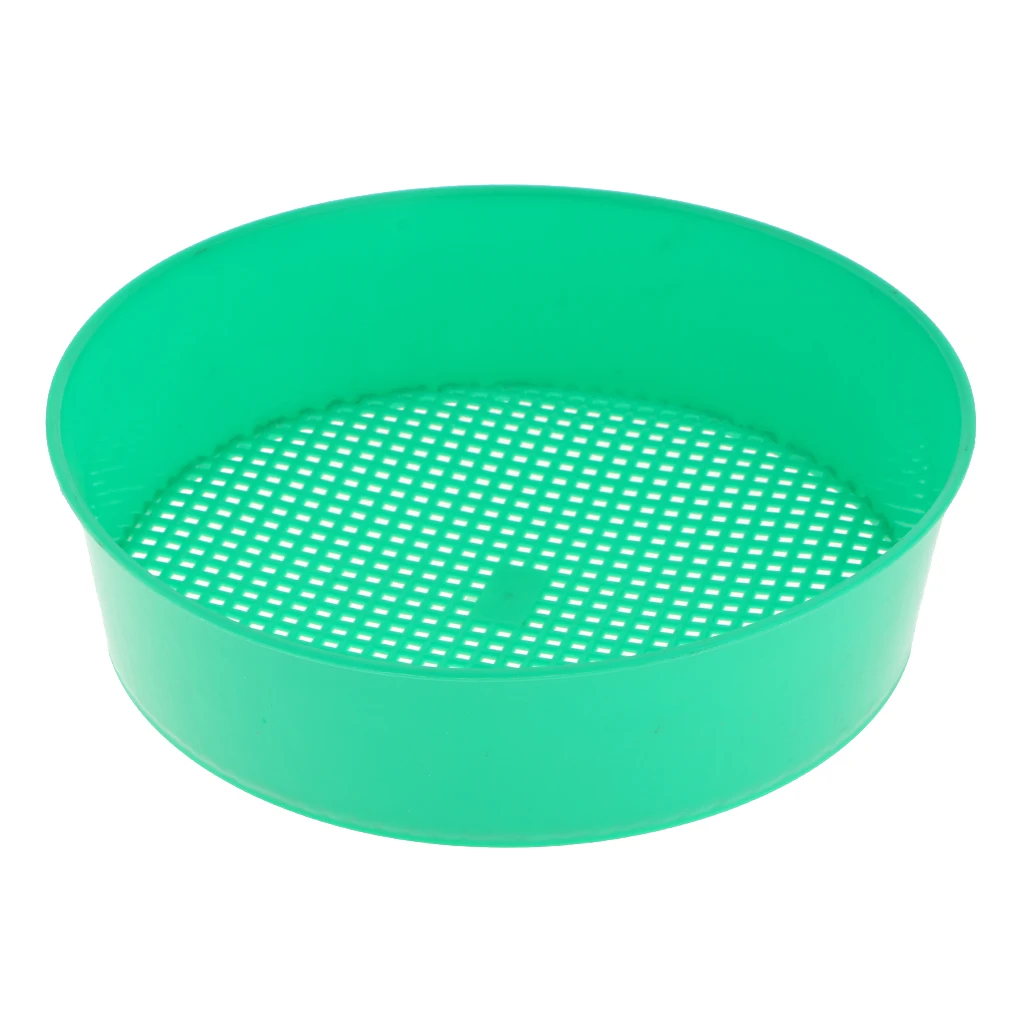 21cm Dia. 3mm Mesh garden soil sieve riddle riddler sifter aerator compost