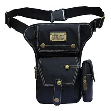 Высокое качество, Мужская водонепроницаемая нейлоновая трендовая Сумка для езды на ноге, мотоциклетная сумка в стиле панк-рок, поясной ремень, хип-бум, военная мужская сумка