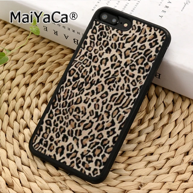 

MaiYaCa Fashion Tiger Leopard Print Panther Photo Phone Case Cover For iPhone 5 5s 6 6s 7 8 X XR XS max Samsung S6 S7 S8 S9 plus