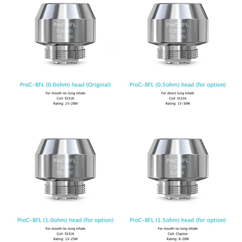 Joyetech Cubis 2 Atomizer 3.5ml2.0ml Tank with ProC-BF ProC-BFL Head Fit for E cigarette Vape Box MOD Joyetech Cubox 012