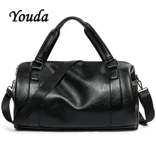 Youda Новая Большая вместительная портативная дорожная сумка в классическом стиле, однотонная сумка из искусственной кожи, вещевой мешок, уличная Сумка-интернат