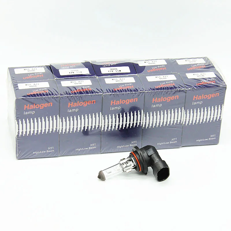 

10pcs 12v halogen 9005 9006 hb3 hb4 55w fog lamp 4300k bulb
