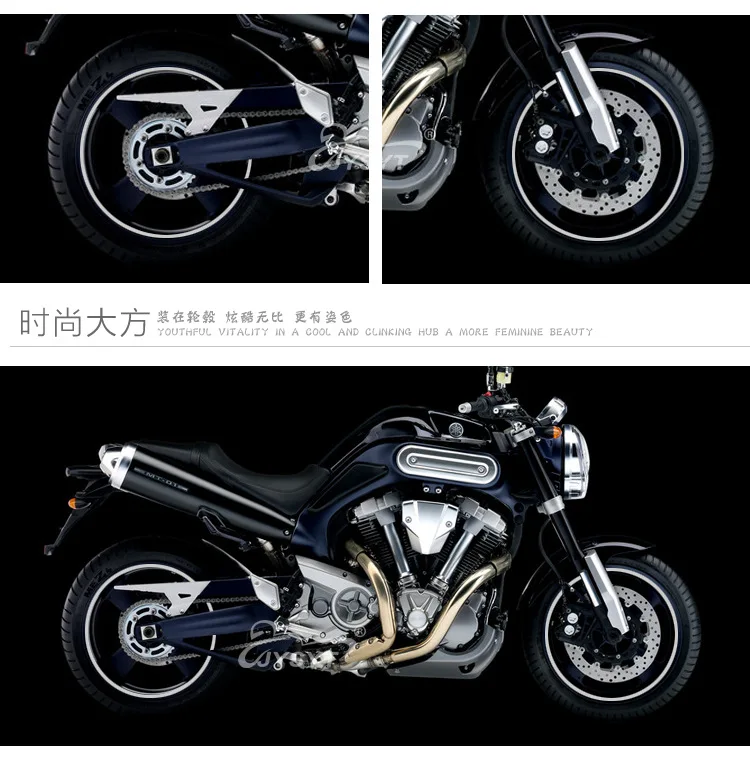 1" мотоциклетная наклейка для колес отражающие наклейки лента для автомобиля на 4 колеса обод Adesivi Moto для Honda Yamaha Kawasaki Suzuki Harley BMW