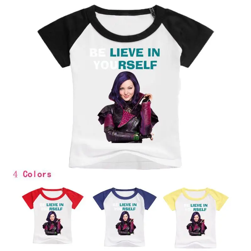 

2018 Summer Descendants Shirt Boys T Shirt Kids Clothes for Branded Children Tee Shirt Fille Short Sleeves Kids