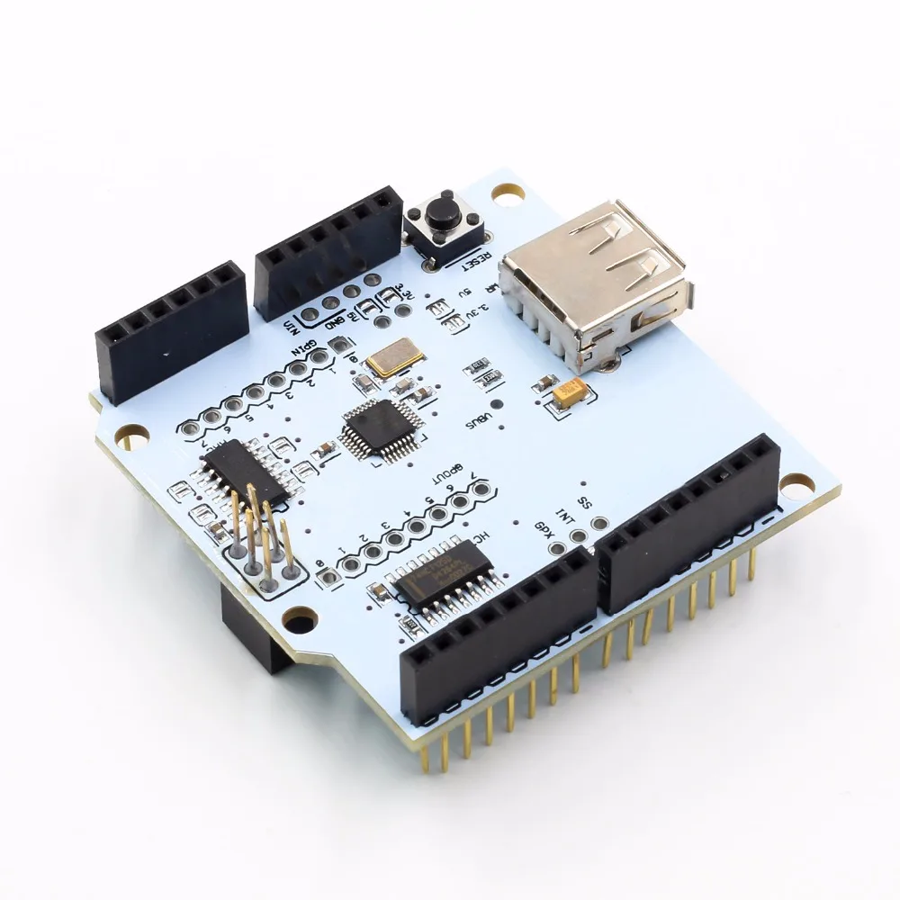 USB хост щит 2,0 для Arduino UNO MEGA ADK совместимый для Android ADK