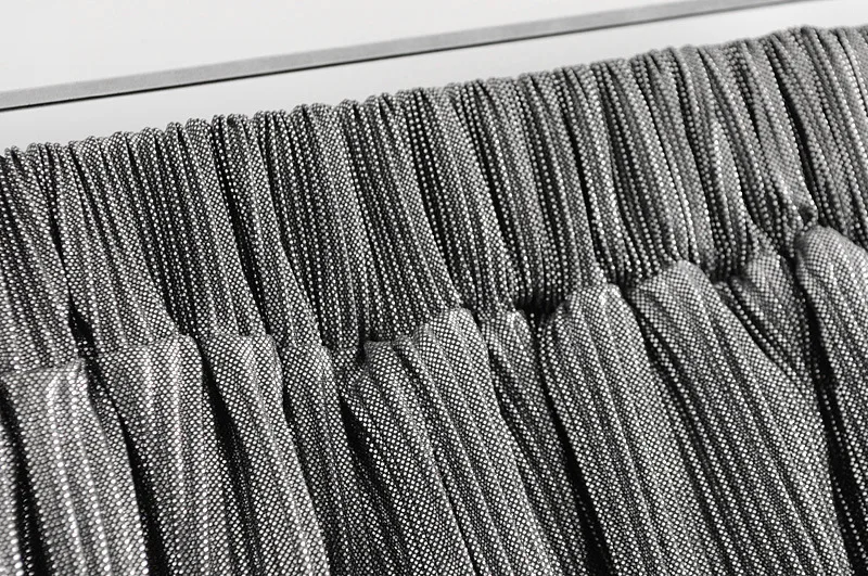 Летние Серебряные прессованные модные шорты для женщин для Drawstring оборками брюки для отдыха Corto Mujer Англия Стиль Короткие Femme 2018