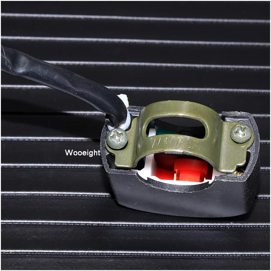 Wooeight Universal 3 Wires Motorcycle Switches ON-OFF Button Connector Moto Light Handlebar Fog Headlight Switch 12V DC  (3)