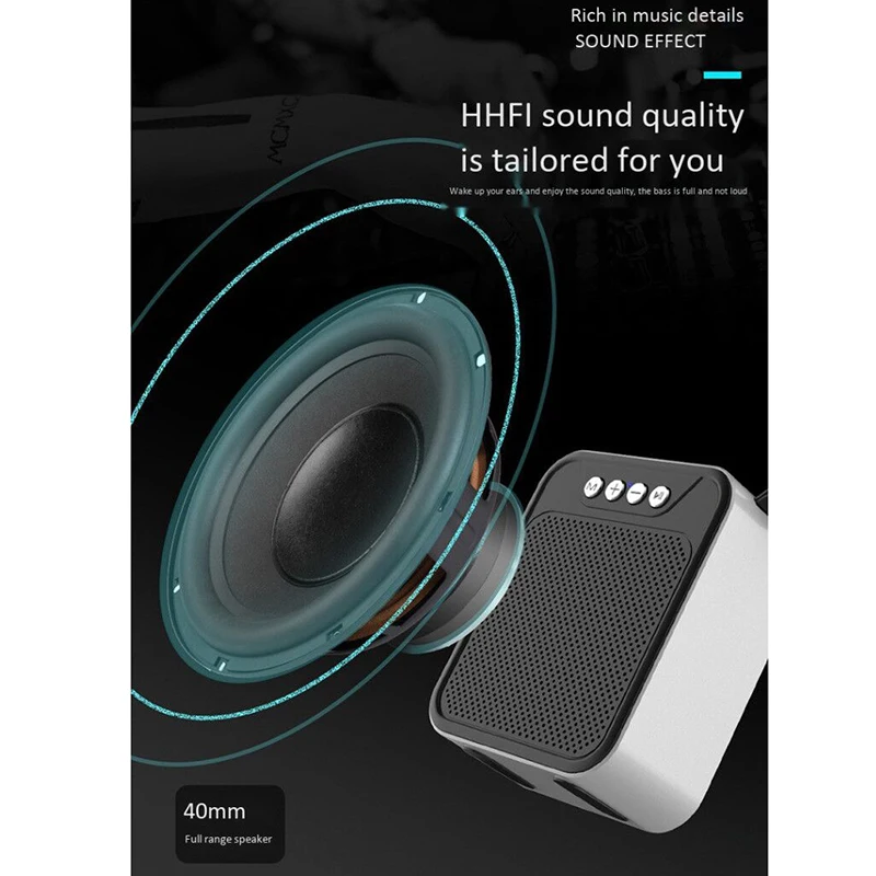 C8 беспроводной Bluetooth динамик мини портативный стерео музыка открытый Handfree динамик для Iphone для телефонов samsung