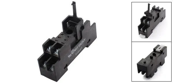 P2RF08 Relay Socket Base P2RF-08 8 Pins For G2R-1-S DIN RAIL W Clip