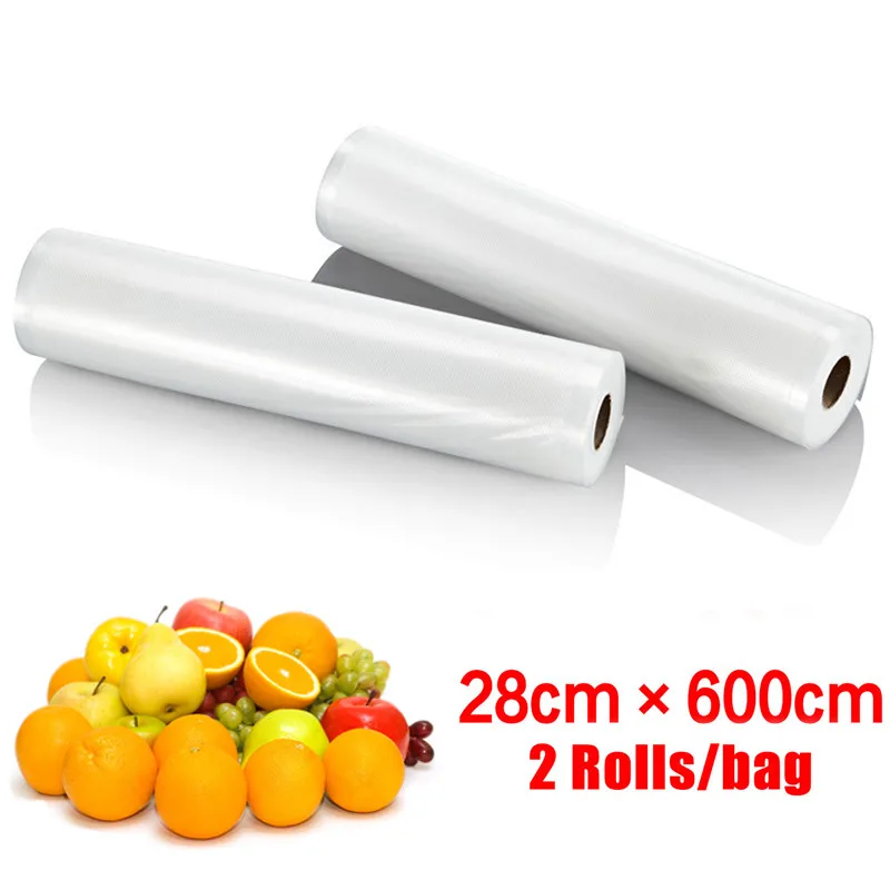 Glantop 28cm*600cm vacuum bags for food Storage FOR Vacuum Sealer Saver