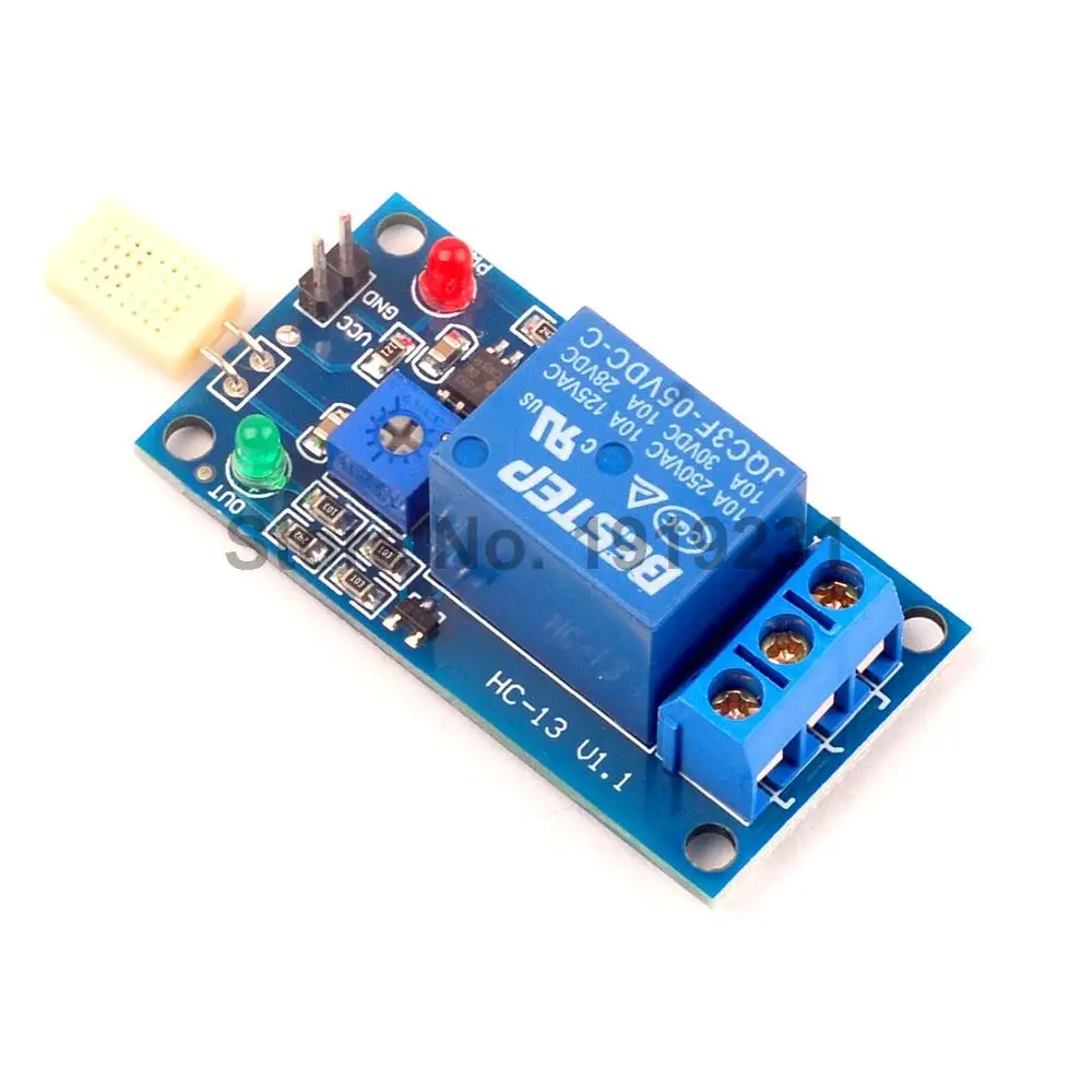 

1PCS 5V Humidity Sensitive Switch Relay Module Humidity Controller Humidity Sensor Module