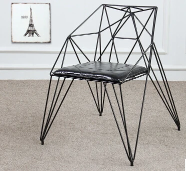 Special Offers Eat chair diamond hollow out wire chairs. Loft design furniture, wrought iron industry designer chairs Special Offers Eat chair diamond hollow out wire chairs. Loft design furniture, wrought iron industry designer chairs