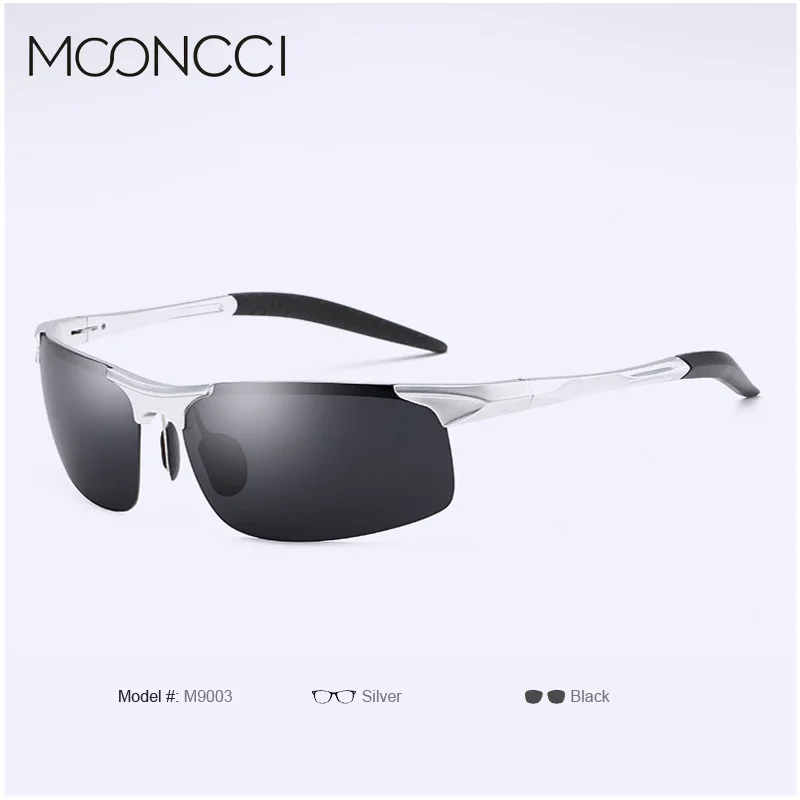 MOONCCI алюминиевые поляризованные солнцезащитные очки для мужчин спортивные уличные солнечные очки поляризационные мужские очки для вождения