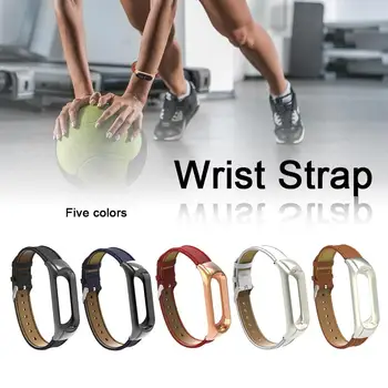 

Hot Sale Genuine Leather Watch Strap Wrist Band for Xiaomi Mi Band 3 Smart Watch Bracelet