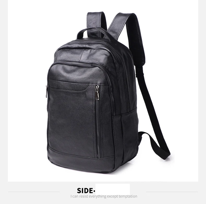 Многофункциональный мужской рюкзак из натуральной кожи, рюкзак для ноутбука, водонепроницаемый рюкзак для путешествий, рюкзак для ноутбука, школьный рюкзак, мужской рюкзак