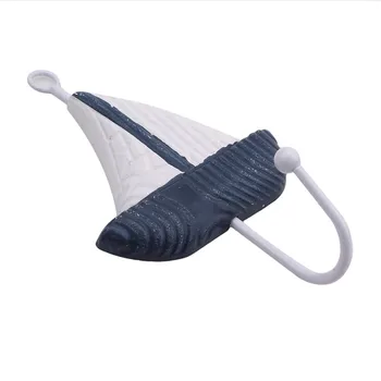 

Ellenmar Mediterranean Style Creative Hook Coat Hat Hook Fish Wooden Hand Painted Home Decoration Home Decor Accessories