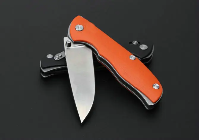TRSKT 3D G10 Ручка табарган 95 складной нож D2 Balde Кемпинг Охота Карманный выживания Открытый Ножи Edc инструмент дропшиппинг - Цвет: Оранжевый