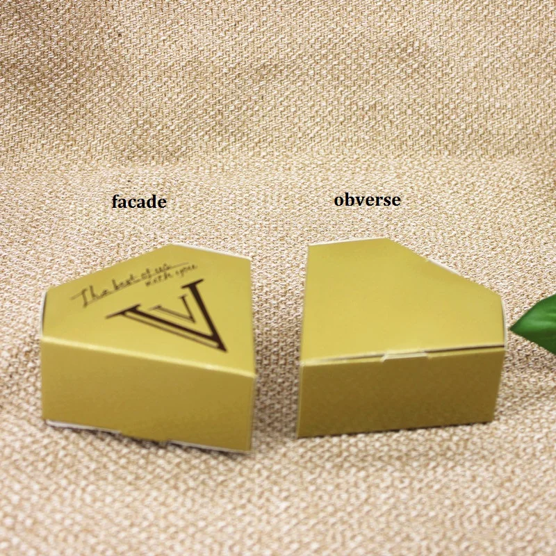 New Creative Gold Diamond Style Candy Box Wedding Decoration Favors Paper Gift Box Party Supplies Bomboniere Chocolate Box (5)