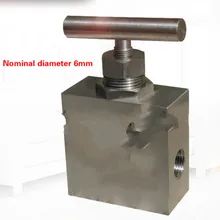 Нержавеющая сталь высокого давления наружная игла клапан кованая сталь Женская резьба ультра высокое давление запорный клапан