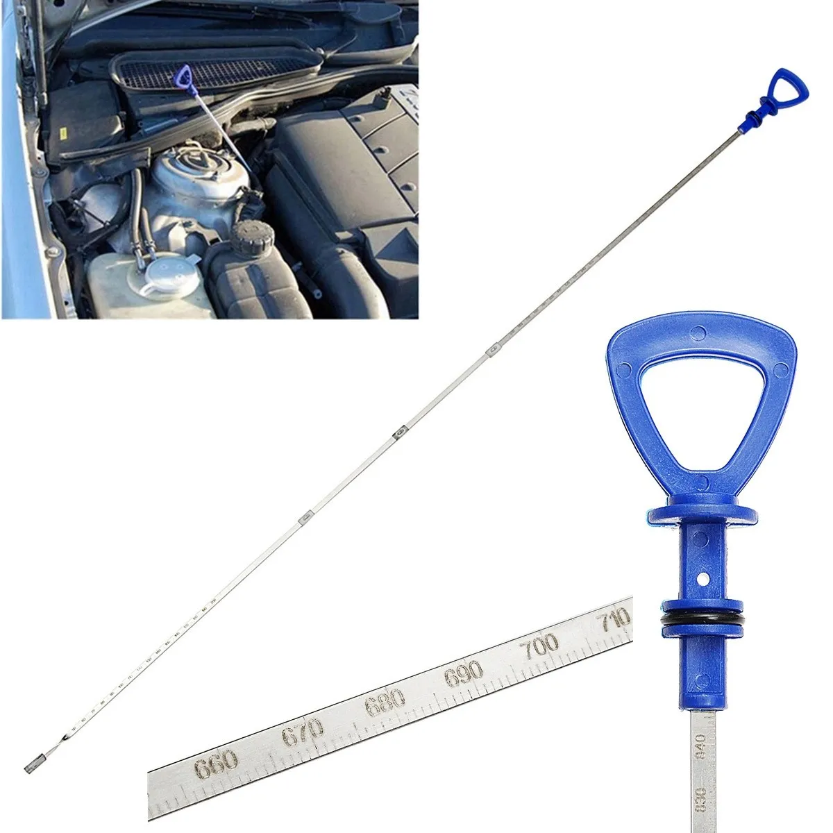 

Car Engine Oil Dipstick Level Tool For Mercedes-Benz E320 E500 SLK55 2001-2011 OEM#120 589 07 21 00