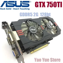 Asus GTX 750TI OC 2GB GTX750TI GTX 750TI 2G D5 DDR5 128 Bit PC Desktop Graphics