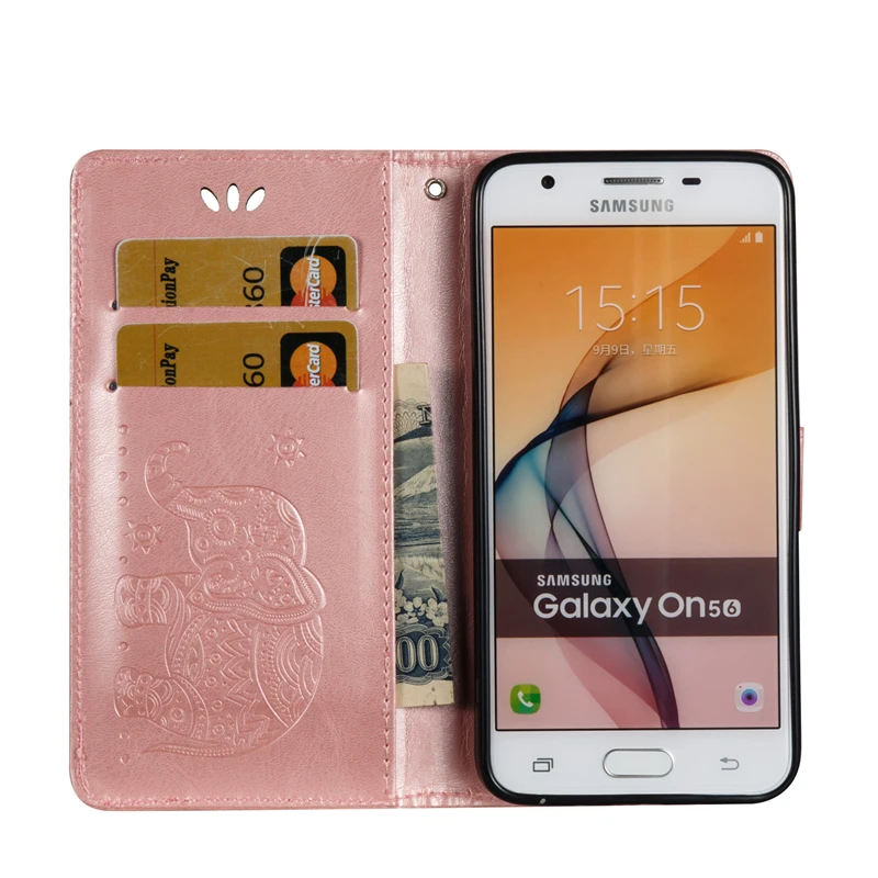 JYERAECOM Роскошные Ретро флип чехол бумажник для samsung Galaxy J5 премьер искусственная