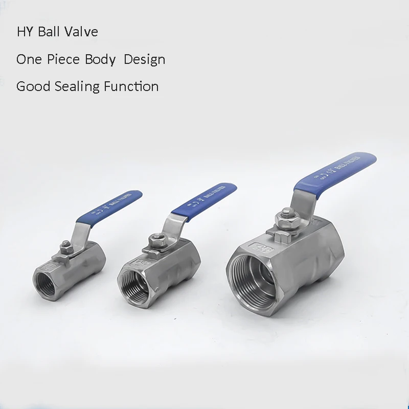 Шаровой клапан женский с резьбой нержавеющая сталь стальной шаровой клапан SS304 1/" до 1 1/2"