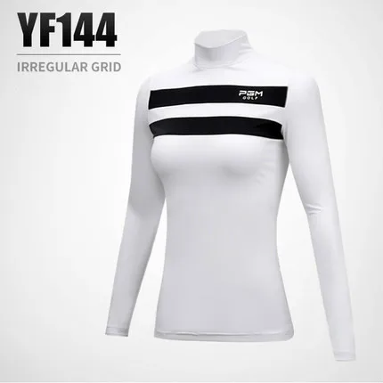 

2018 Autumn New Women's Golf Suit Long Dleeved Breathable Perspiration T-shirt White Sports Clothing Bottoming Size S-XL