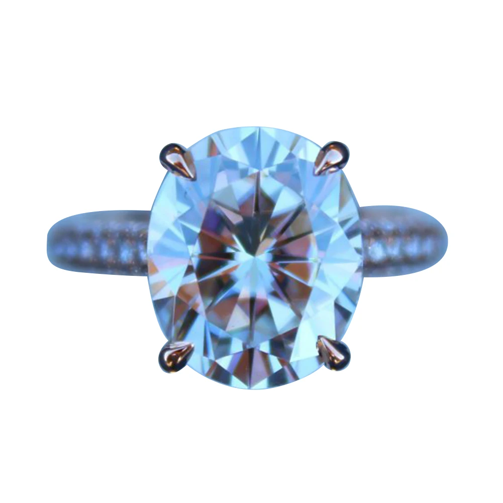 Роскошные овальной формы горный хрусталь женское свадебное кольцо на палец подарочные украшения для помолвки Новинка