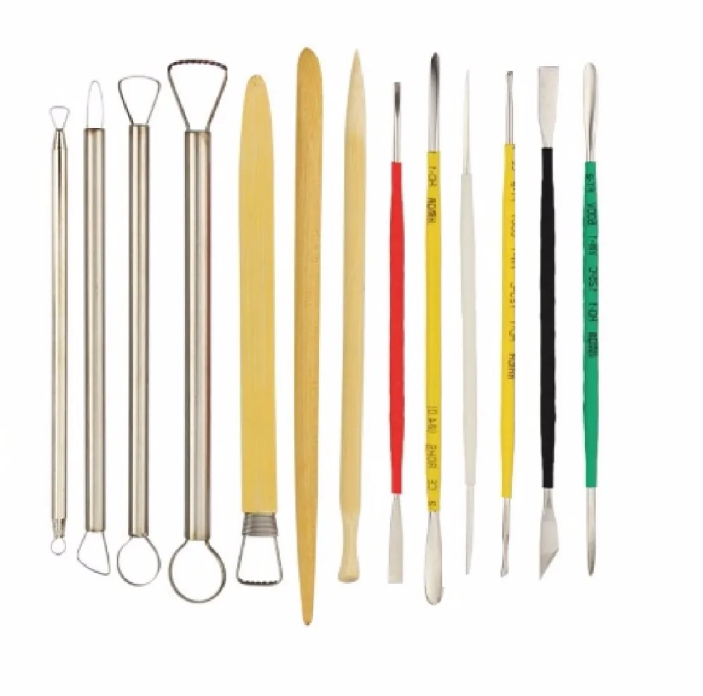 13pcs Assorted Sculpture Sculpting Crafts Polymer Clay Pottery Ceramics