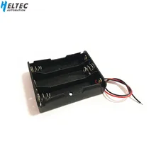 1 шт. черный пластик 3x18650 батарея коробка для хранения чехол 3 слота способ DIY зажим для батарей держатель Контейнер с проводом свинцовая шпилька