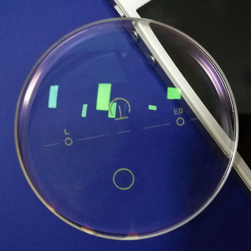 1,74 цифровые Бесплатные прогрессивной формы без линии мультифокального рецепта индивидуальные оптические линзы анти-отражение покрытие HMC 2 шт